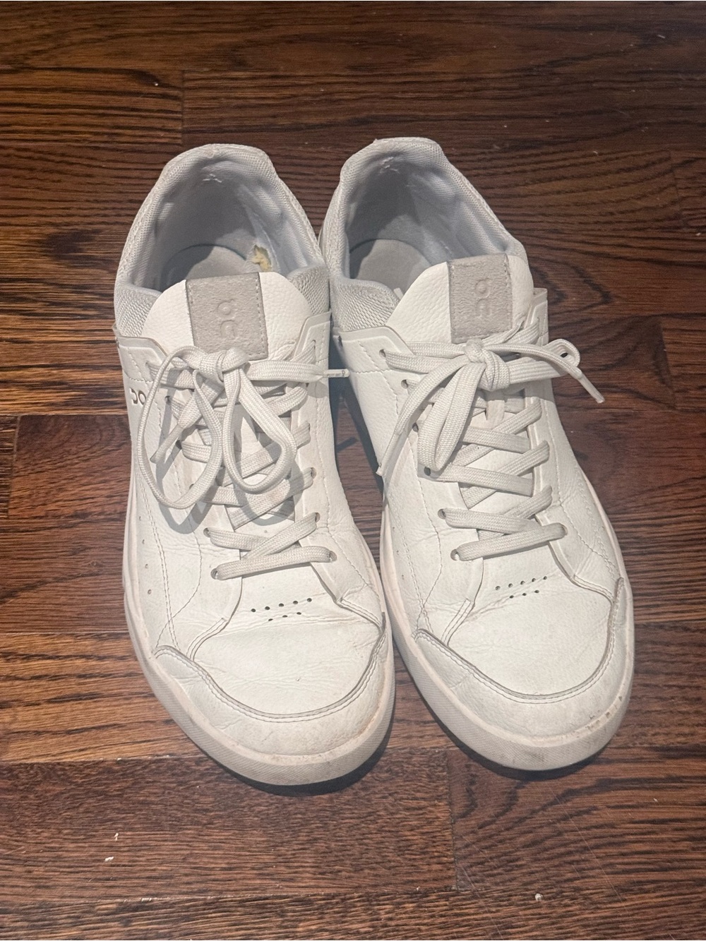 On Running - The Roger Centre Court White Leather Men's Sneakers